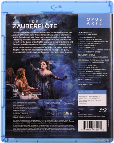 Wolfgang Amadeus Mozart: Die Zauberflote [Blu-Ray]