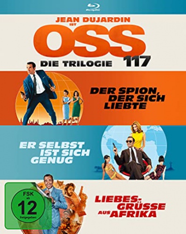 The OSS 117: The Trilogy (OSS 117: Kair, gniazdo szpiegów / OSS 117: Rio nie odpowiada / Agent specjalny: Misja Afryka) [3xBlu-Ray]