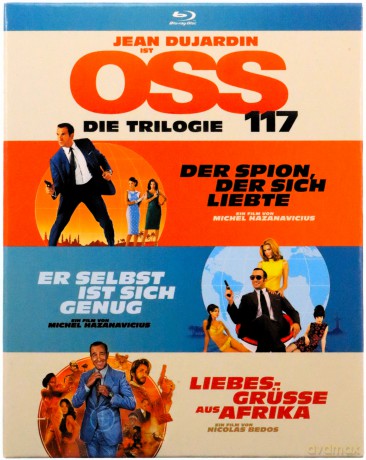 The OSS 117: The Trilogy (OSS 117: Kair, gniazdo szpiegów / OSS 117: Rio nie odpowiada / Agent specjalny: Misja Afryka) [3xBlu-Ray]