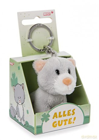 NICI Wieszak/brelok na klucze Kot 6 cm Alles Gute! in gift box