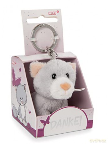 NICI Wieszak/brelok na klucze Kot 6 cm Danke! in gift box