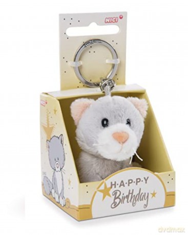 NICI Kot 6 cm Happy Birthday in gift box