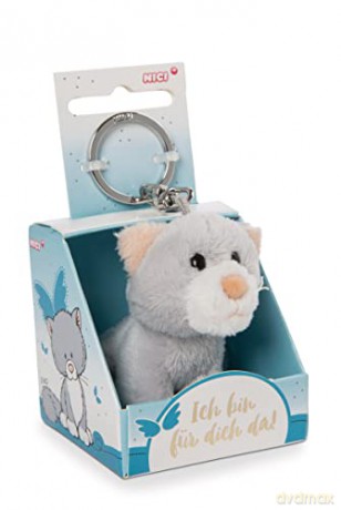 NICI Wieszak/brelok na klucze Kot 6 cm Ich bin für dich da! in gift box