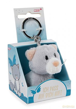 NICI Wieszak/brelok na klucze Kot 6 cm Ich pass auf dich auf! in gift box