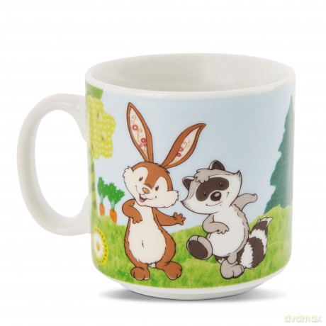 NICI Kubek rabbit skunk raccoon in gift box