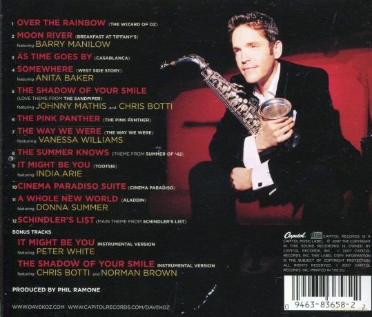 Dave Koz: At The Movies [CD]