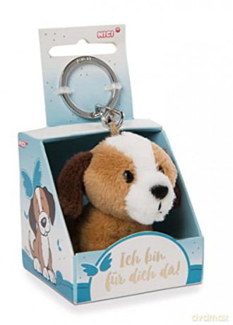 NICI Wieszak/brelok na klucze Pies 6 cm Ich bin für dich da! in gift box