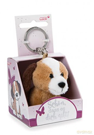NICI Pies 6 cm Schön dass es dich gibt! in gift
