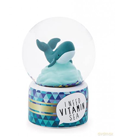 NICI Glitter globe whale 6,5 cm