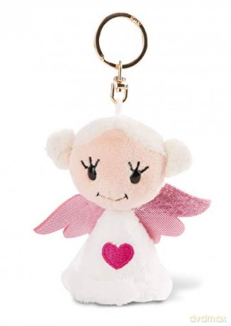 NICI wieszak/brelok na klucze Anioł Stróż GOOD LUCK 9 cm serce
