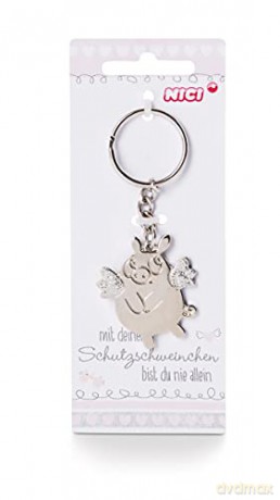 NICI Anioł Stróż Piglet Keyring 4 cm metal