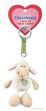 NICI Jolly Mäh white 7 cm Talisminis
