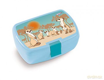 NICI Lunchbox Meerkat family 18x12,5x6,5 cm (2020)