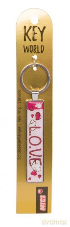 NICI Metalowy brelok L.O.V.E.