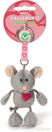 NICI wieszak/brelok na klucze Mysz 7 cm Talisminis