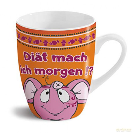 NICI Kubek Diät mach ich morgen porcelanowy