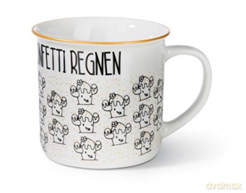 NICI Kubek Für dich soll es Konfetti regnen
