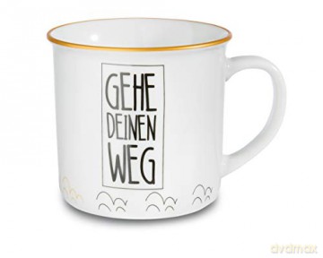 NICI Kubek Gehe Deinen Weg (Metallic) 400 ml