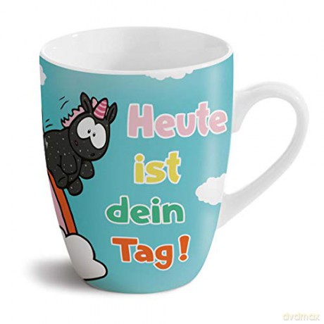 NICI Kubek Theodor Heute ist dein Tag porcelanowy