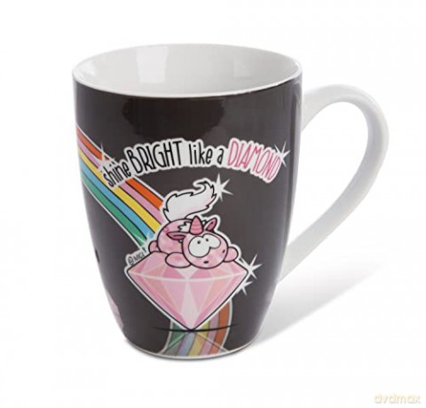 NICI Kubek jednorożec Pink Diamond 310 ml porcelanowy