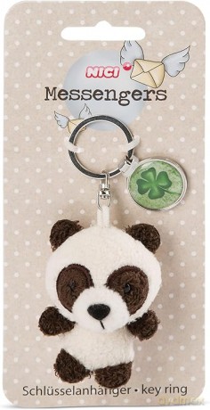 NICI Wieszak/brelok na klucze Panda 7 cm Cloverleaf symbol