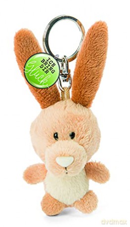 NICI Wieszak/brelok na klucze Królik 7 cm Ich bringe dir Glück