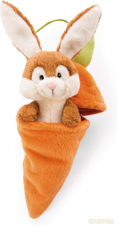 NICI Królik w marchewce 15 cm zawieszka