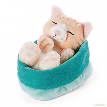 NICI Sleeping Kitties Kot 12 cm brown