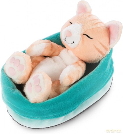 NICI śpiące zwierzątka Kot 16 cm brown