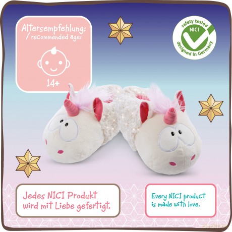 NICI Slippers Jednorożec Theodor snowsuit figurine