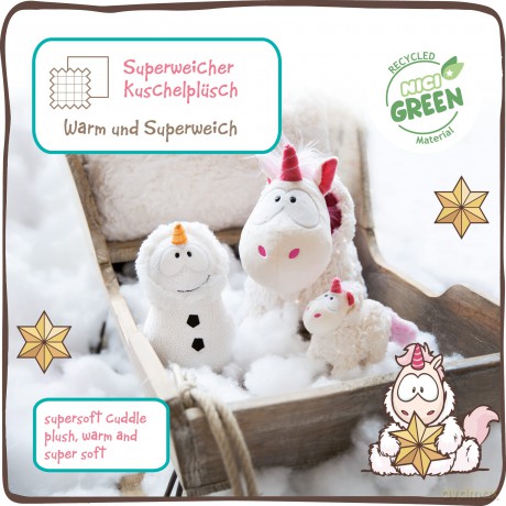 NICI Slippers Jednorożec Theodor snowsuit figurine
