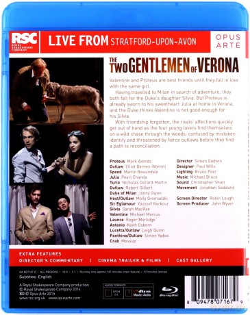 Two Gentlemen of Verona: Royal Shakespeare Company [Blu-Ray]