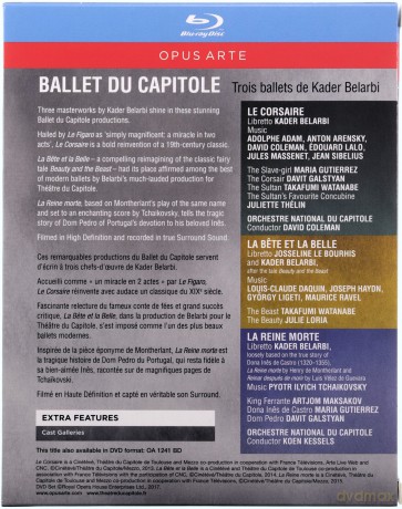 Ballet Du Capitole: Trois Ballets De Kader Belarbi [3xBlu-Ray]