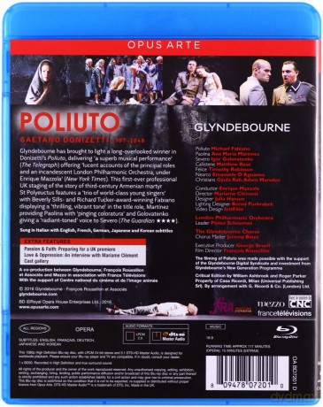 Poliuto: Glyndebourne (Mazzola) [Blu-Ray]
