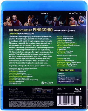Adventures of Pinocchio: Sadler's Wells Theatre, London [Blu-Ray]