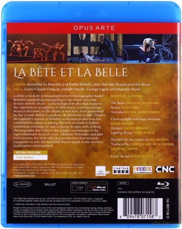 La Bete Et La Belle: Ballet Du Capitole [Blu-Ray]
