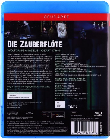 Die Zauberflöte: Dutch National Opera (Albrecht) [Blu-Ray]