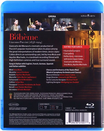 La Boheme: Teatro Real (Cobos) [Blu-Ray]