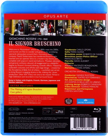 Il Signor Bruschino: Rossini Opera Festival (Rustioni) [Blu-Ray]