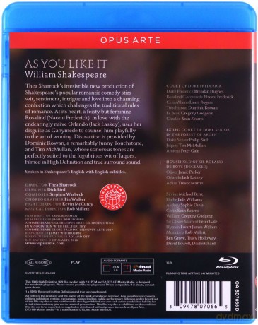 Shakespeare's Globe: Comedy, Romance, Tragedy [Blu-Ray]