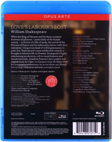 Shakespeare's Globe: Comedy, Romance, Tragedy [Blu-Ray]