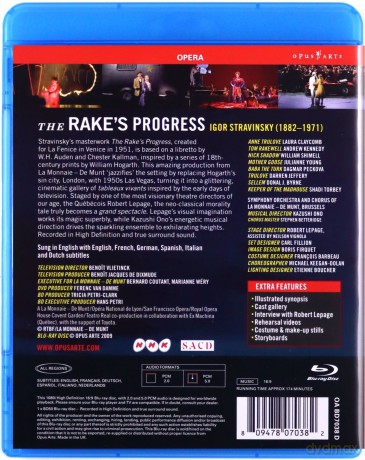 Rake's Progress: Theatre Royal De La Monnaie, Brussels (Ono) [Blu-Ray]
