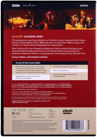 Il Trovatore/Rigoletto/Falstaff: Royal Opera House [DVD]