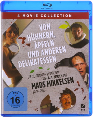 Flickering Lights / The Green Butchers / Adam's Apples / Men & Chicken (Migające światła / Zieloni rzeźnicy / Jabłka Adama / Mężczyźni i kurczaki) [4xBlu-Ray]