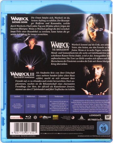 Warlock Trilogy (Czarnoksiężnik) [3xBlu-Ray]