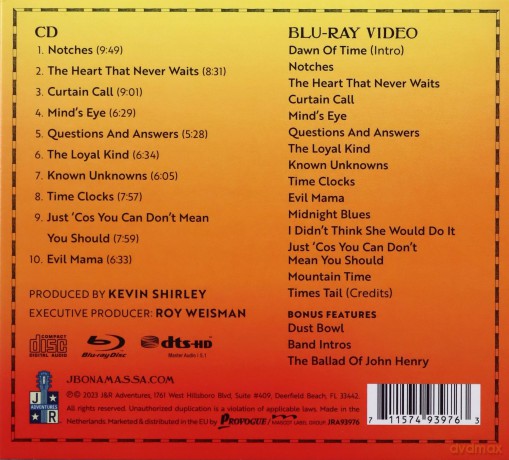Joe Bonamassa: Tales Of Time [Blu-Ray]+[CD]