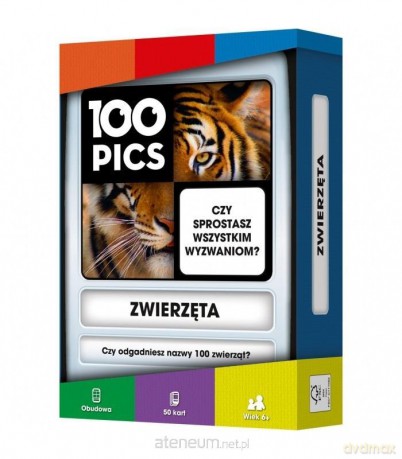 Gra planszowa 100 Pics: Zwierzęta Rebel