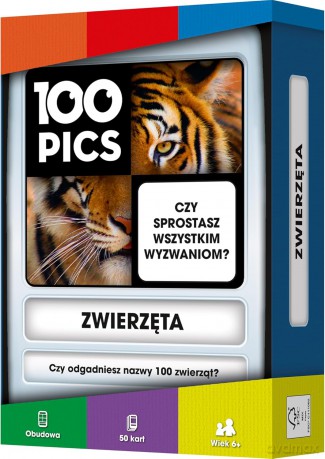 Gra planszowa 100 Pics: Zwierzęta Rebel