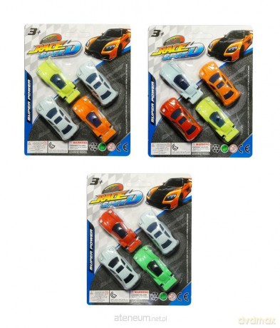 Auto 4 szt MIX
