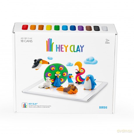 Masa plastyczna Hey Clay - Ptaki